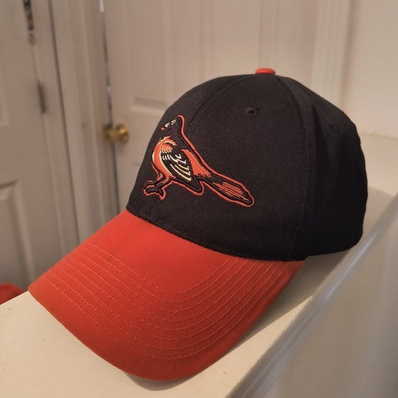 Baltimore Orioles Team MLB Classic Orioles Logo Curved brim Black snap-back Hat. - Picture 4 of 7